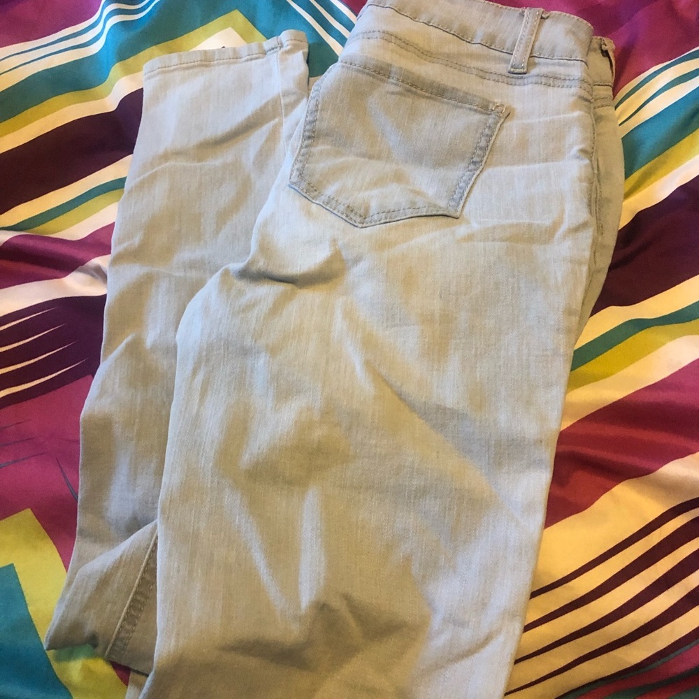 Light wash jeans